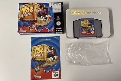 Taz Express -N64 Boxed -PAL Nintendo 64 - Complete - Genuine - Excellent Conditi • $280