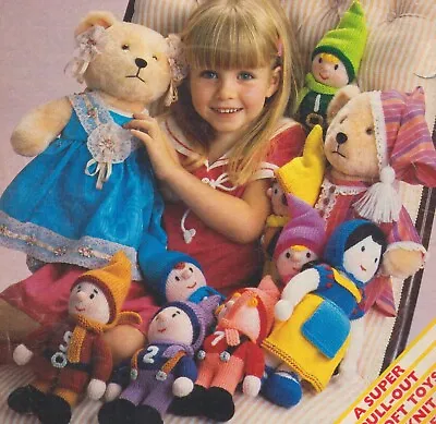 Fairy Tale Toys To Knit & Sew By Jean Greenhowe: Snow White & Dwarfs Teddy Bear • £4.75