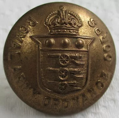£4.99 • Buy WW2 British Officer's: ROYAL ARMY ORDNANCE CORPS BRASS BUTTON  (26mm, Gaunt)
