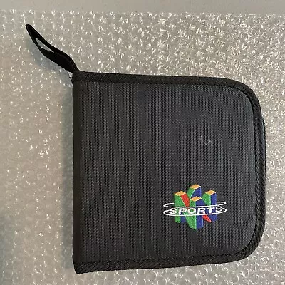 Authentic Nintendo 64 N64 Sports Carrying Case Black Game Wallet Storage Holder • $24.99