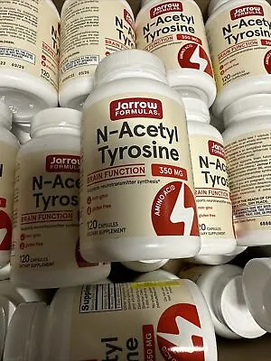 New JARROW FORMULAS N-Acetyl Tyrosine 350mg (NALT) 120 Capsules FREE SHIPPING • $12.87