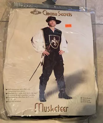 Musketeer Renaissance Knight Cinema Secrets Costume NEW Retail Package Adult M • $44.95