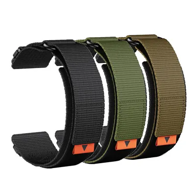 Quick Fit Rugged Nylon Watch Band Strap For Garmin Tactix Fenix 7 7X 6 6X 5 Epix • $27.99