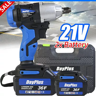 Brushless Electric Impact Wrench Rattle Nut Gun 1/2 Driver 420Nm OR Battery • $82.40