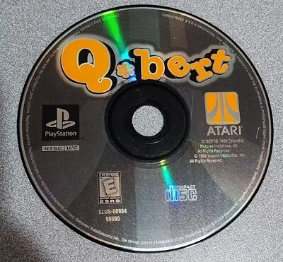 PS1 - Q*bert (PlayStation 1) Black Label Disc Only CLeaned & Tested Qbert ATARI • $8.95