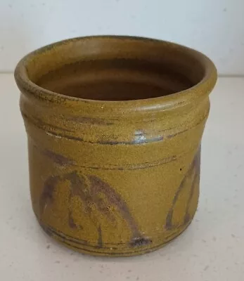 Vintage Bonnie Staffel Studio Pottery Stoneware Pot Vase Handmade Signed 3  • $24.95