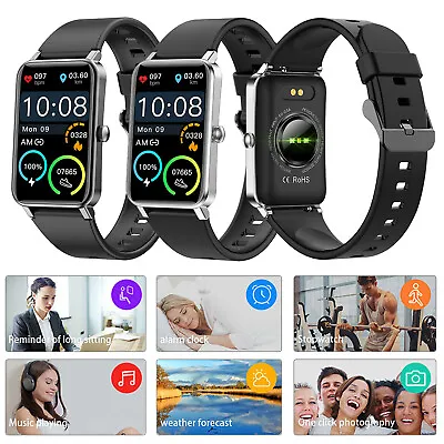 $48.99 • Buy Waterproof Smart Watch Women Men Fitness Tracker Heart Rate Monitor Sports Watch