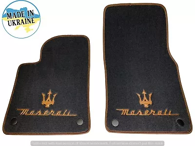 Floor Mats Fit Maserati 4200 GT Spyder Coupe Carpet Floor Mats 2pcs Black+brown • $349