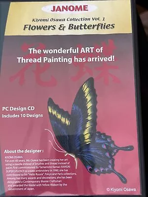 £15 • Buy Janome Embroidery Designs By Thread Painter Kiyomi Osawa  On CD Used