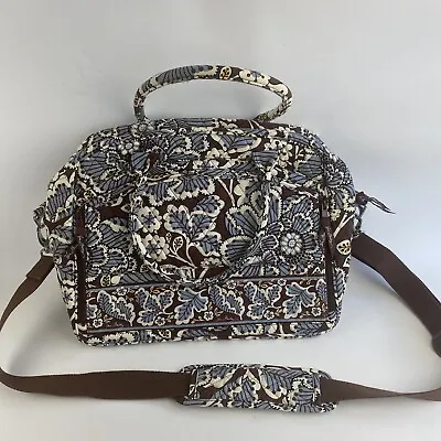 Vera Bradley Metropolitan Laptop Carry On Tote Slate Blooms Retired • $35.42