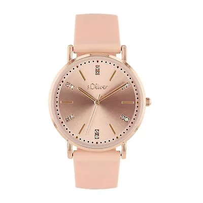 S.oliver Ladies Watch Wristwatch Silicone 2038367 • $55.81