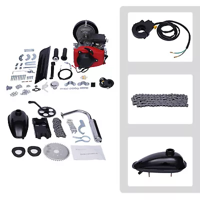 49CC 4-Stroke Gas Petrol Motorized Bike Engine Motor Kit Belt Gear / Chain Drive • $167.20