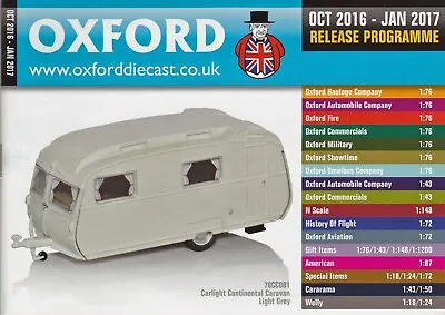 £1.99 • Buy Oxford Diecast Oct 2016 - Jan 2017 Catalogue
