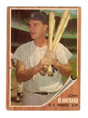 1962 Topps John Blanchard New York Yankees #93 • $2.95