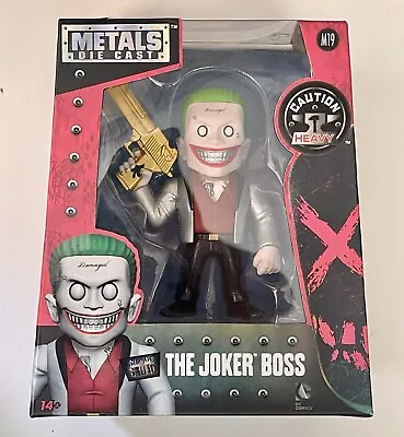 Suicide Squad Diecast The Joker Boss Jada Metals Figure Batman DC Comics M19 • $19.99