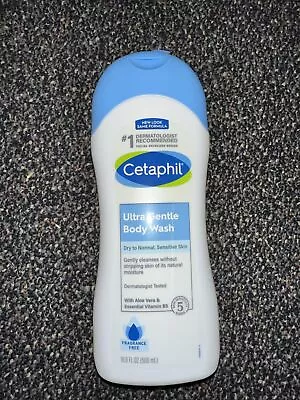 Cetaphil Ultra Gentle Refreshing Body Wash Dry To Normal Sensitive Skin 16.9oz • £4.82