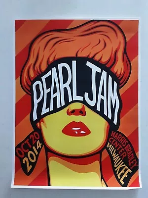 Pearl Jam - 2014 Gig / Concert - Poster • $20