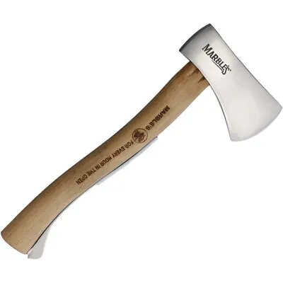 Marbles Safety Axe Stainless Steel Head W/ 2.25  Cutting Edge Hickory Handle • $34.09