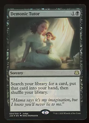 $117.50 • Buy Demonic Tutor - FOIL - MTG Judge Gift Cards 2020 - RareCo