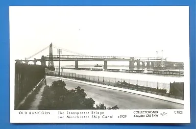 Old Runcorn.the Transporter Bridge And Manchester Ship Canal.collector Postcard • £3.50