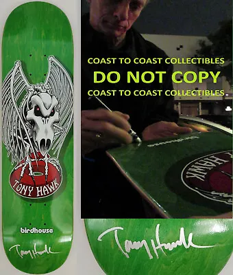 Tony Hawk Signed Birdhouse Skateboard Deck With Exact Proof COA Autographed! • $1006.57