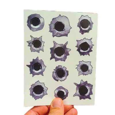 $2.99 • Buy Bullet Hole Sticker Fake Gun Shot Decal Realistic Car Truck Glass Window Vinyl
