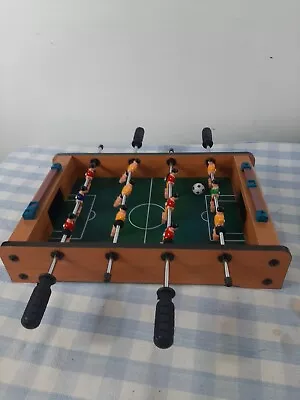  13.5  Foosball Table Mini Tabletop Car  Soccer Game Christmas Football Sports  • $30