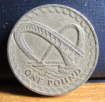 2007 UK £1 One Pound Coin - River Tyne Millennium Bridge England Design • £9.99