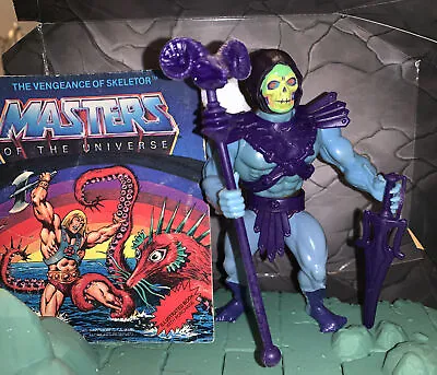 Skeletor Vintage (8back/peach Cheek) Masters Of The Universe 100% Complete READ • $105