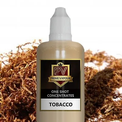Tobacco One Shot Concentrate E Liquid Flavouring 100/200ml Diy Vape Juice Mix • £14.99