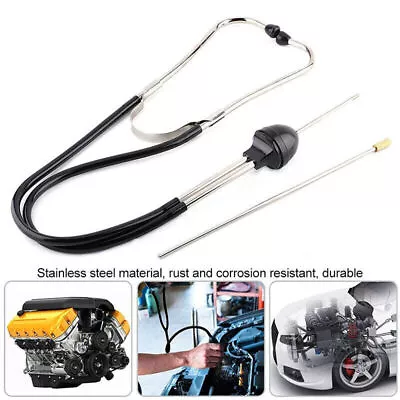 Dual Tube Car Engine Sound Diagnostic Tool Mechanic's Stethoscope Automotive AU • $13.95