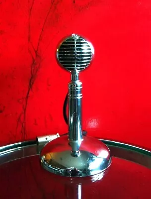 Vintage 1940's RCA MI-12017-G Pressure Dynamic / Mod Microphone W Original Stand • $285