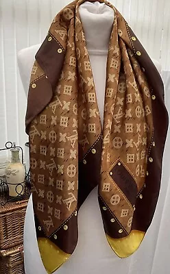 Louis Vuitton Paris Genuine Authentic Ladies Scarf 34 Inches By 34 Inches….bgc • £124.99