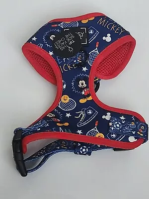 Sassy Woof Dog Harness XS 10-16” & 14-19  Disney Mickey Mouse & Friend Pattern • $20.10