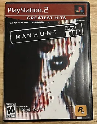 Sony PlayStation 2 PS2 Manhunt With Manual Tested & Working • $38.98