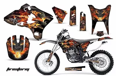 Dirt Bike Graphics Kit Decal Wrap For Yamaha WR250F WR450F 2003-2004 FIRESTORM K • $169.95