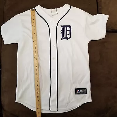 VTG Majestic Detroit Tigers Justin Verlander Jersey Size XL MADE IN USA • $22.95