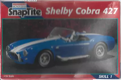 Revell Monogram Shelby Cobra 427 SNAPTITE 1/32 1097 'Sealed'  (104) • $19.54