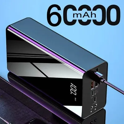 60000mAh Power Bank Fast Charger Large Capacity Portable Mobile External Battery • $59.99