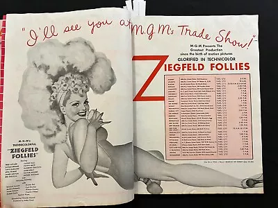 MOTION PICTURE HERALD Jan 1946 ZIEGFELD FOLLIES Lucille Ball Tomorrow Is Forever • $21.99