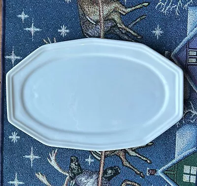 Vintage Red Cliff Ironstone White Rectangle 9  Tray Plate Underplate Dish • $19.99