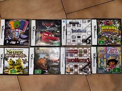 Nintendo Ds Game Bundle 8 Games Total Bargain! • $30