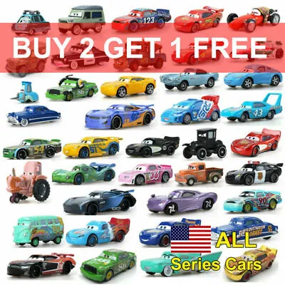 Disney Pixar Cars Bundle McQueen Metal 1:55 Diecast Toy Model Kids Gift New • $14.41