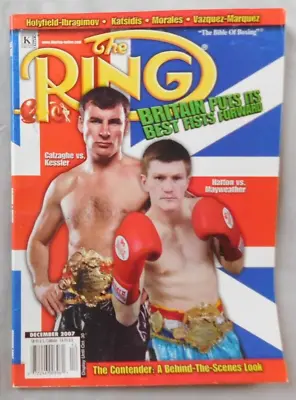 $10 • Buy Ricky Hatton Vs Joe Calzaghe - December 2017 RING Boxing Magazine - EX