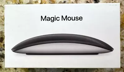 Apple Magic Mouse - Black Multi-Touch Surface - MMMQ3AM/A - A1657 • $59.99