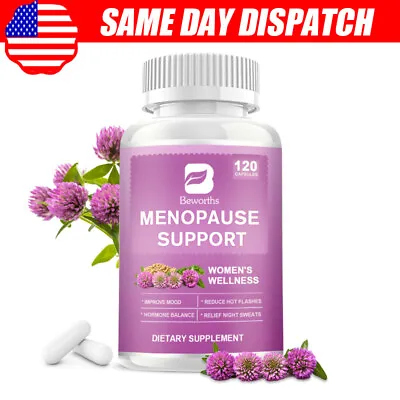 Natural Menopause Supplements For Women Health - Natural Hormone Balance Caps • $17.79