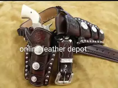 Cowboy Ammo Rigs Western Cartridge Belt Holster .22 .32 .357.44 • $124.99