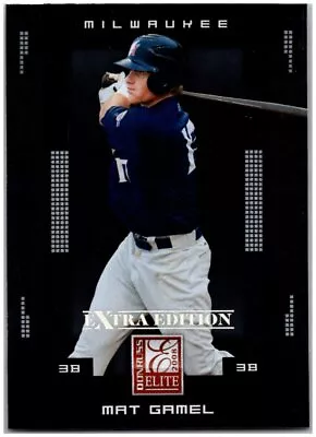 2008 Donruss Elite Extra Edition # Mat Gamel - FREE SHIPPING! • $1.59