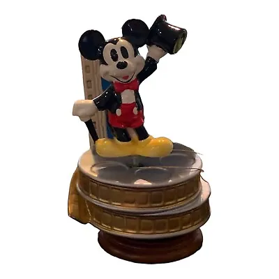 SCHMID MICKEY MOUSE WIND UP MUSIC BOX That’s Entertainment” Plus Off/On Switch • $29.99