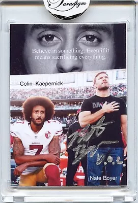 Rare -Nate Boyer/Colin Kaepernick- Signed/Autograph/Auto Certified Football Card • $14.99